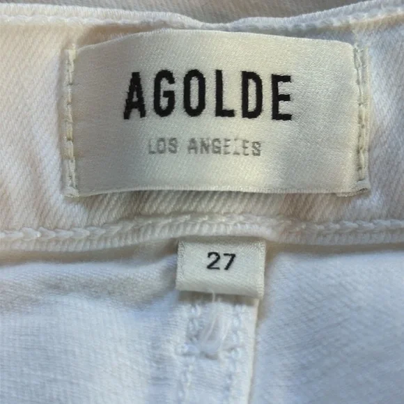 Agolde Toni Mid Rise Straight Jeans in Glowed Size 27 - Picture 14 of 16